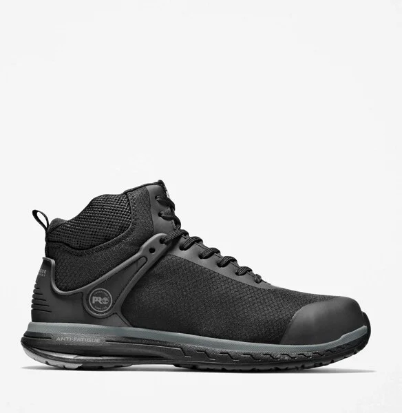 Timberland PRO Men's Drivetrain Composite Toe Work Sneaker, Black,