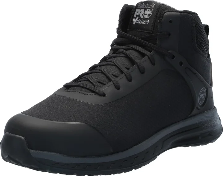 Timberland PRO Men's Drivetrain Mid Composite Safety Toe Static Dissipative Industrial Ahletic Work Shoe