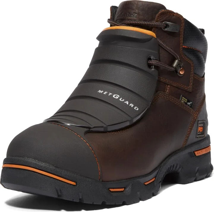 Timberland PRO Men's Endurance 6 Inch Steel Safety Toe Puncture Resistant External Met Guard Industrial Work Boot