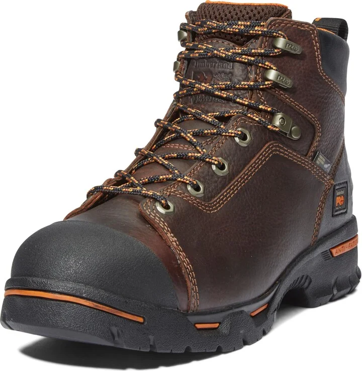 Timberland PRO Men's Endurance 6 Inch Steel Safety Toe Puncture Resistant Industrial Work Boot
