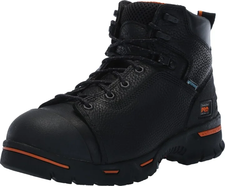 Timberland PRO Men's Endurance 6 Inch Steel Safety Toe Puncture Resistant Waterproof Industrial Work Boot
