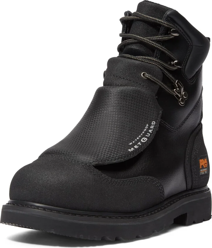 Timberland PRO Men's External Met Guard 8 Inch Steel Safety Toe Waterproof Industrial Work Boot