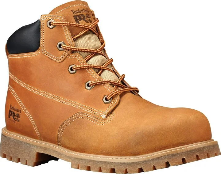 Timberland PRO Men's Gritstone 6" Steel Toe Industrial Boot Wheat 14 M US