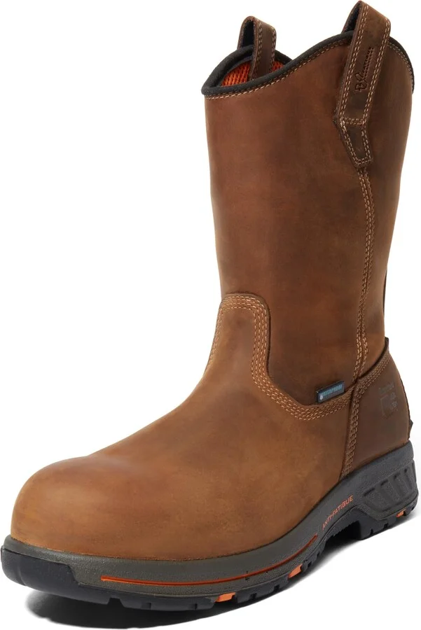Timberland PRO Men's Helix HD Pull-On Composite Safety Toe Waterproof Farm Ranch Work Boot