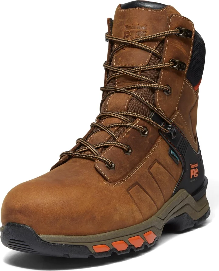 Timberland PRO Men's Hypercharge 8 Inch Composite Safety Toe Waterproof Industrial Work Boot