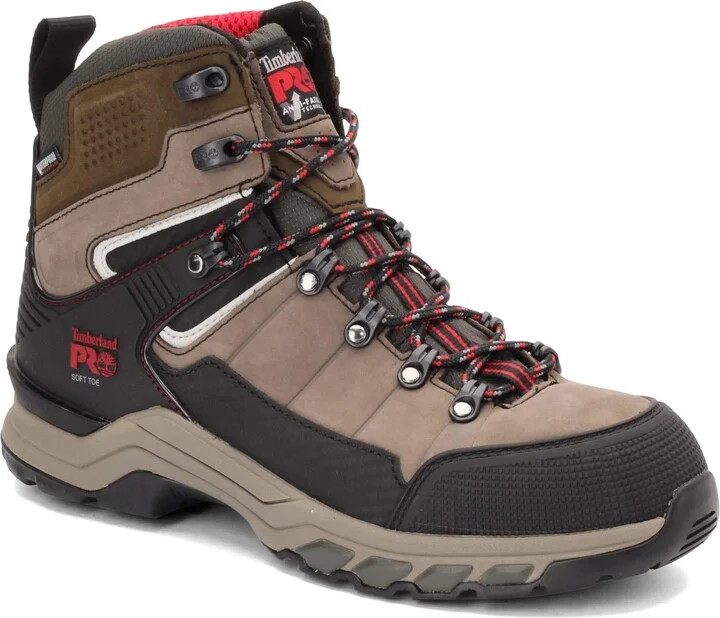 Timberland PRO Men's Hypercharge TRD 6 Inch Soft Toe Waterproof Industrial Hiking Work Boot