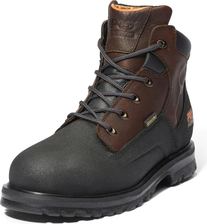 Timberland PRO Men's Powerwelt 6 Inch Steel Safety Toe Waterproof Industrial Work Boot