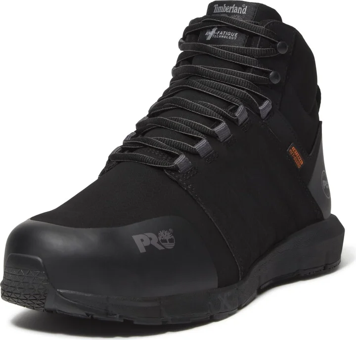 Timberland PRO Men's Radius Mid Internal Met Guard Composite Safety Toe Industrial Athletic Work Shoe
