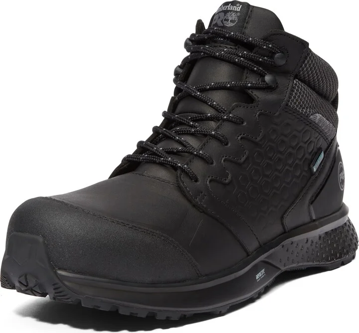 Timberland PRO Men's Reaxion Mid Composite Safety Toe Waterproof Industrial Hiker Work Boot