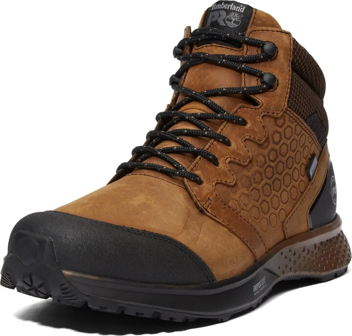 Timberland PRO Men's Reaxion Mid Soft Toe Waterproof Industrial Hiker Work Boot