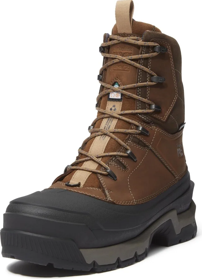 Timberland PRO Men's Siberian 8 Inch Composite Safety Toe Insulated Waterproof Puncture Resistant CSA Industrial Work Boot