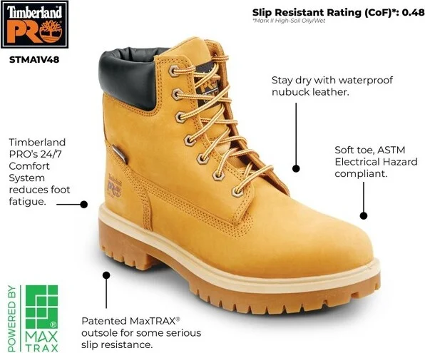 Timberland PRO Men's Soft Toe MaxTRAX Slip Resistant Earth Bandit Work Boots - 10.5 Wide - Image 5