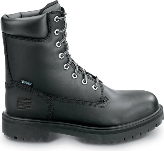 Timberland PRO Men's Steel Toe MaxTRAX Slip Resistant Black Work Boots - 8 Medium - Image 2