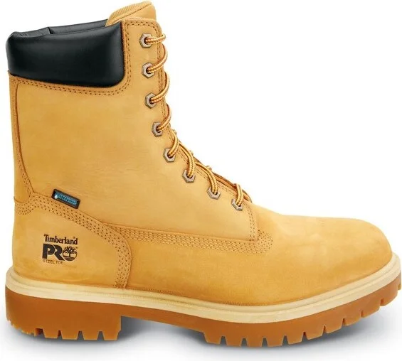 Timberland PRO Men's Steel Toe MaxTRAX Slip Resistant Black Work Boots - 8 Medium - Image 3