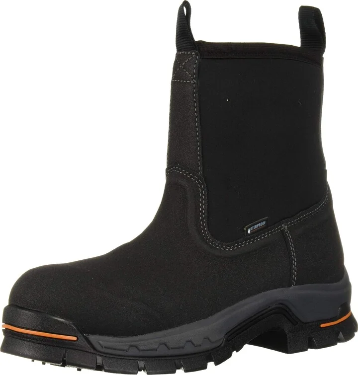 Timberland PRO Men's Stockdale 8" Pull On Alloy Safety Toe Waterproof Boot