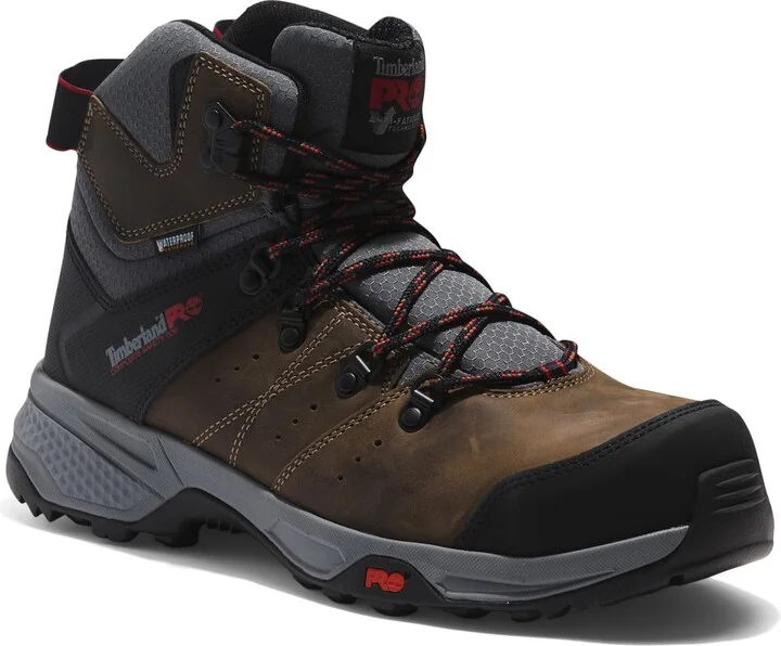 Timberland PRO Men's Switchback 6 Inch Composite Safety Toe Waterproof Industrial Hiker Work Boot
