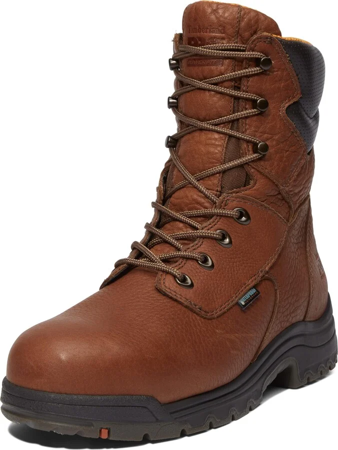 Timberland PRO Men's TiTAN 8 Inch Alloy Safety Toe Waterproof Industrial Work Boot
