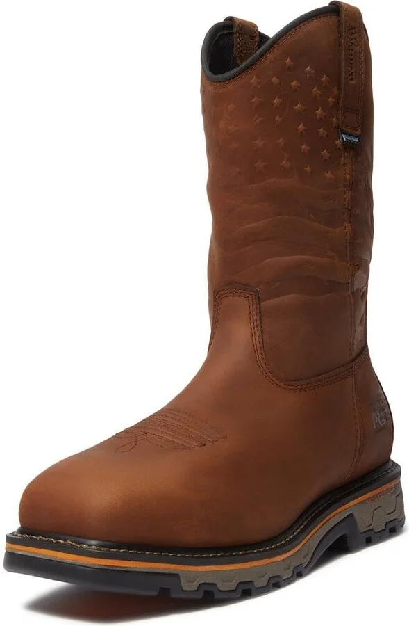 Timberland PRO Men's True Grit Pull On Composite Safety Toe Waterproof Industrial Western Work Boot