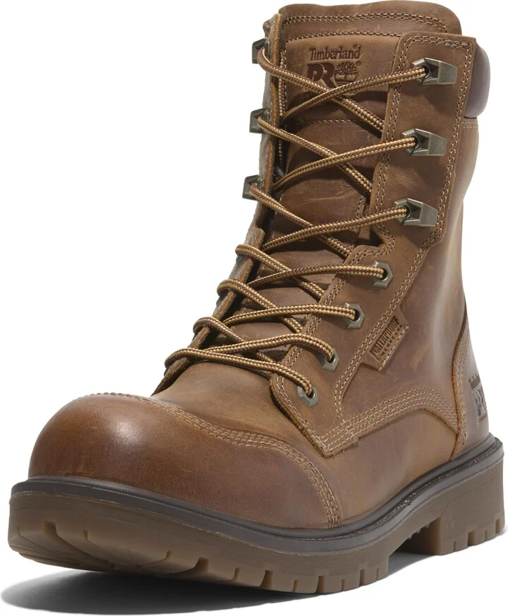Timberland PRO Men's Whitman 8 Inch Composite Safety Toe Waterproof Industrial Work Boot