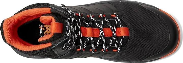 Timberland PRO Morphix 6 Composite Safety Toe Waterproof Men's Shoes Black/Orange : 8.5 E - Wide, Leather/Rubber - Image 2