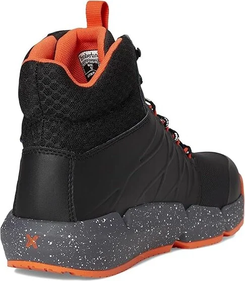Timberland PRO Morphix 6 Composite Safety Toe Waterproof Men's Shoes Black/Orange : 8.5 E - Wide, Leather/Rubber - Image 4