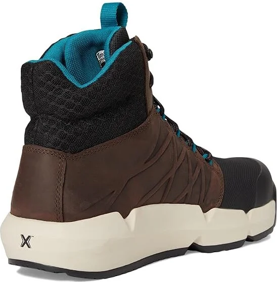 Timberland PRO Morphix 6 Composite Safety Toe Waterproof Men's Shoes Brown/Blue : 10 D - Medium, Leather/Rubber - Image 4
