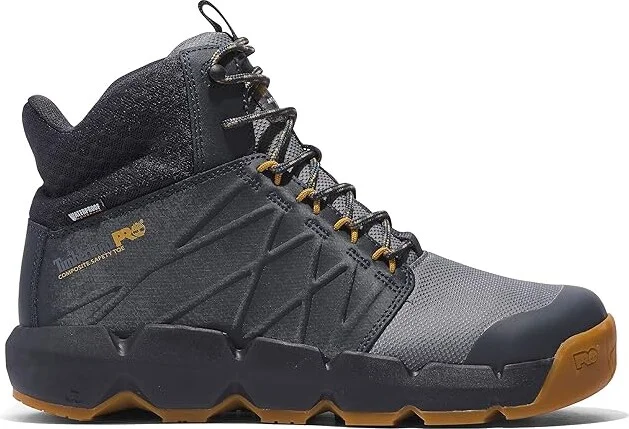 Timberland PRO Morphix 6 Composite Safety Toe Waterproof Men's Shoes Grey/Navy : 11 E - Wide, Leather/Rubber - Image 7