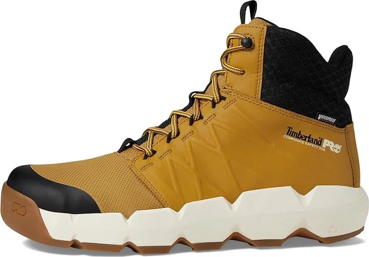 Timberland PRO Morphix 6 Composite Safety Toe Waterproof Men's Shoes Wheat1 : 10 D - Medium, Leather/Rubber - Image 6