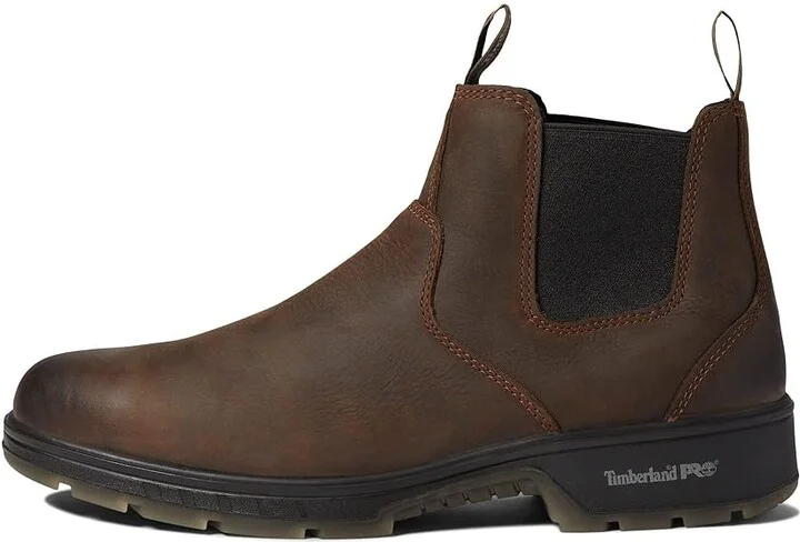 Timberland PRO Nashoba Soft Toe Men's Shoes Stout Brown-2024 NEW : Men's 8.5 - Women's 10 Medium, Leather - Image 5