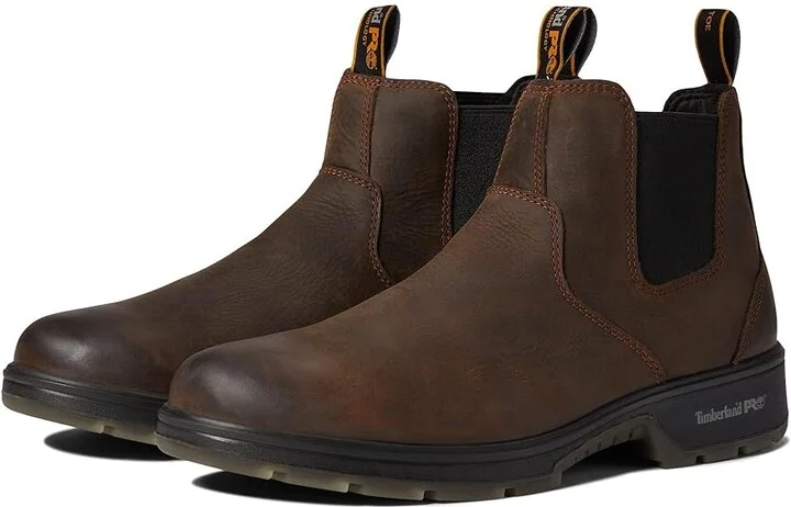 Timberland PRO Nashoba Soft Toe Men's Shoes Stout Brown-2024 NEW : Men's 8.5 - Women's 10 Medium, Leather