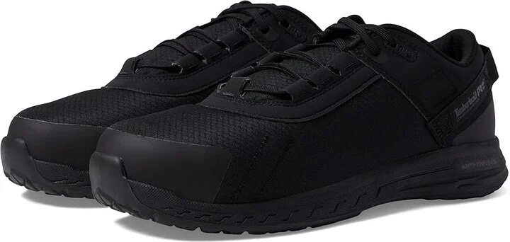 Timberland PRO Overdrive Composite Safety Toe Men's Shoes Black 2 : 14 D - Medium, Textile