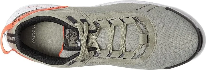 Timberland PRO Overdrive Composite Safety Toe Men's Shoes Olive Green/Red/White : 11 D - Medium, Textile - Image 2