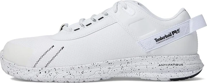 Timberland PRO Overdrive Composite Safety Toe Men's Shoes White/Black : 10 D - Medium, Textile - Image 6