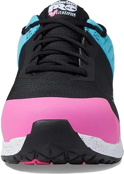 Timberland PRO Overdrive Composite Safety Toe Women's Shoes Black/Cyan/Magenta : 9 M, Textile - Image 5