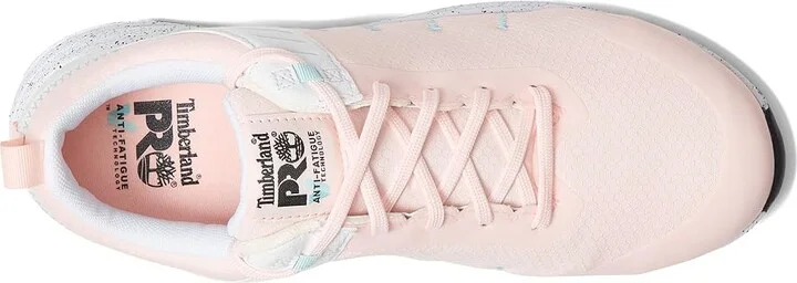 Timberland PRO Overdrive Composite Safety Toe Women's Shoes Blush/White/Aqua : 8.5 M, Textile - Image 2
