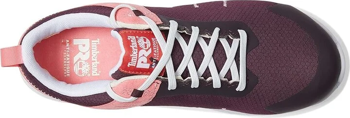 Timberland PRO Overdrive Composite Safety Toe Women's Shoes Purple/Coral/White : 8 M, Textile - Image 2