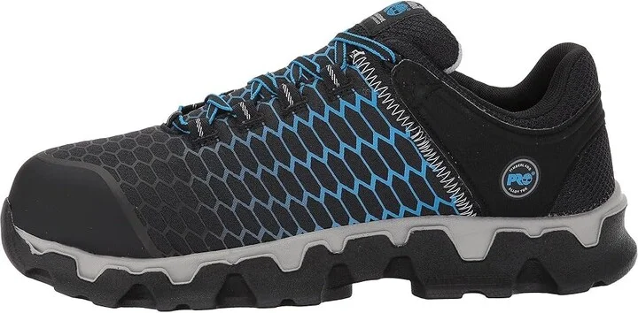 Timberland PRO Powertrain Alloy Toe Men's Work Lace-up Boots Black/Blue : 14 E - Wide, Leather/Textile - Image 6
