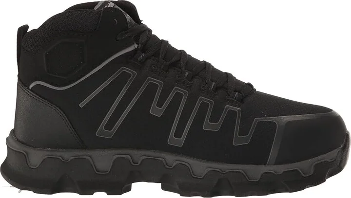 Timberland PRO Powertrain Alloy Toe Men's Work Lace-up Boots Black/Grey 1 : 10.5 E - Wide, Textile - Image 6