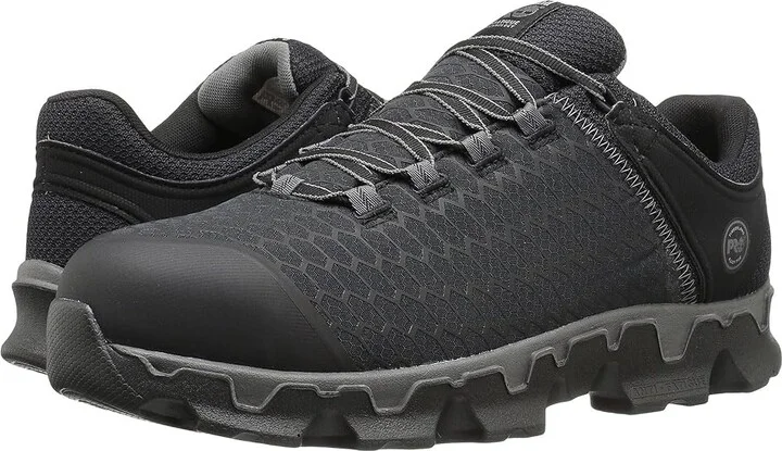 Timberland PRO Powertrain Alloy Toe Men's Work Lace-up Boots Black/Grey : 10.5 D - Medium, Textile