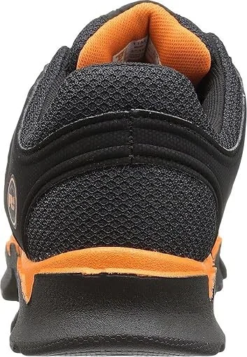 Timberland PRO Powertrain Alloy Toe Men's Work Lace-up Boots Black/Orange : 10 D - Medium, Leather/Textile - Image 4