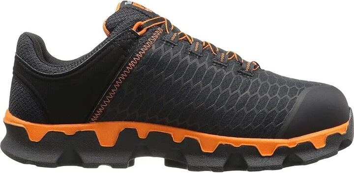 Timberland PRO Powertrain Alloy Toe Men's Work Lace-up Boots Black/Orange : 10 D - Medium, Leather/Textile - Image 7