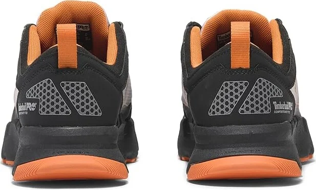 Timberland PRO Powertrain EV Composite Safety Toe Men's Work Boots Grey/Orange : 8 D - Medium, Textile - Image 4
