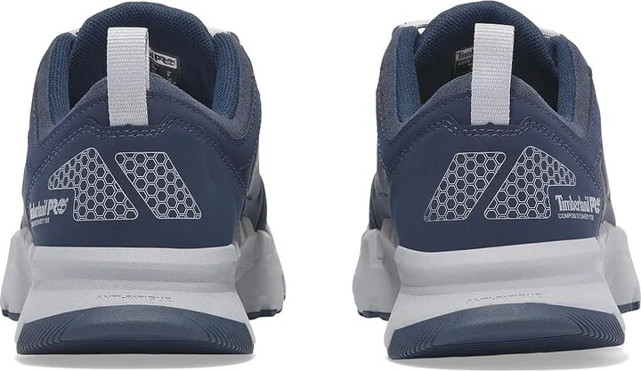 Timberland PRO Powertrain EV Composite Safety Toe Men's Work Boots Navy/Grey : 14 D - Medium, Textile - Image 4