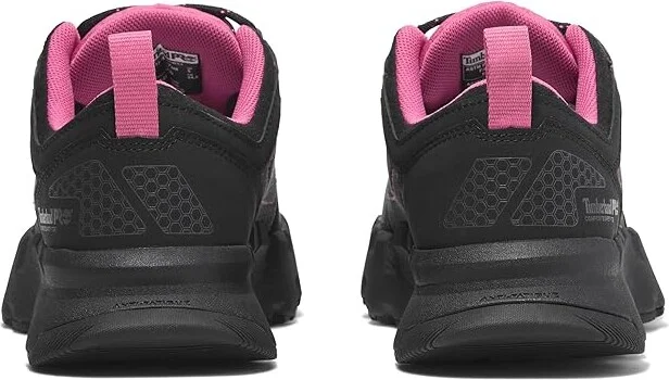 Timberland PRO Powertrain EV Composite Safety Toe Women's Work Boots Black/Pink : 10 D - Wide, Synthetic - Image 4