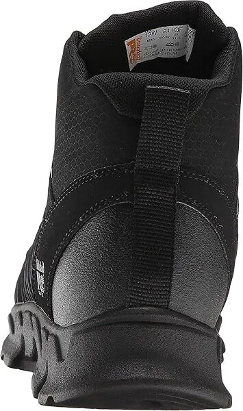 Timberland PRO Powertrain Mid Alloy Safety Toe Static Dissipative Men's Lace-up Boots Black/Grey : 12 E - Wide, Leather/Synthetic/Textile - Image 4