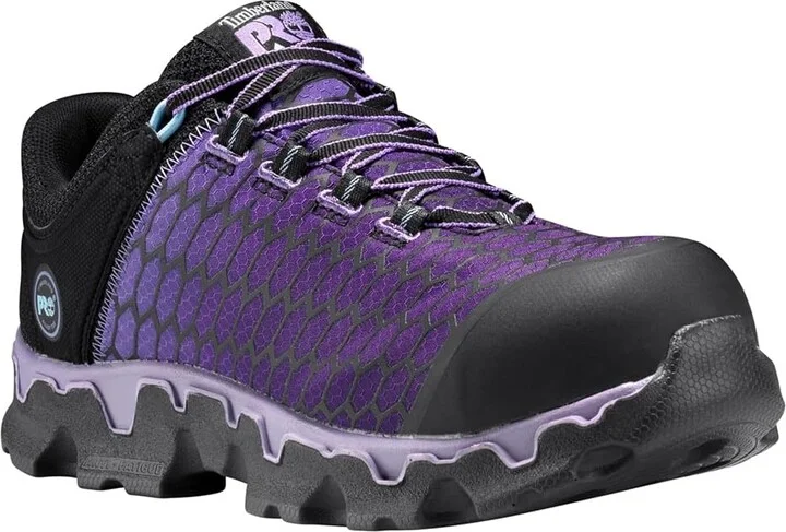 Timberland PRO Powertrain Sport Alloy Safety Toe EH Women's Industrial Shoes Black/Purple : 9.5 D - Wide, Rubber - Image 2