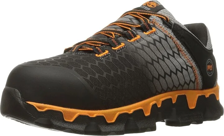 Timberland PRO Powertrain Sport Alloy Safety Toe Static Dissipative Men's Work Lace-up Boots Grey Synthetic/Orange : 10.5 E - Wide - Image 2