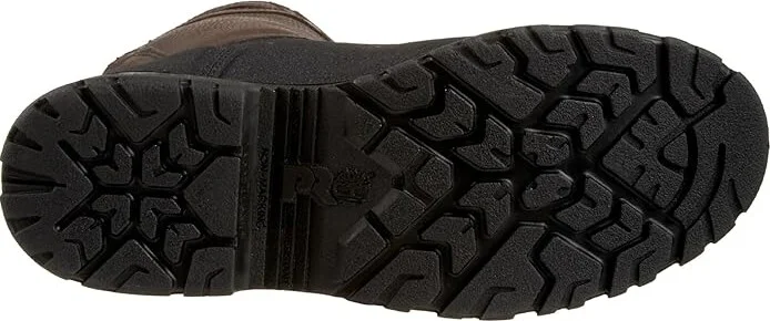 Timberland PRO Powerwelt Pull-On Steel Safety Toe Men's Work Boots Rancher Brown : 12 D - Medium, Leather - Image 3