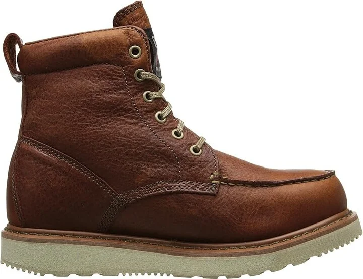 Timberland PRO PRO Wedge 6 Inch Moc Soft Toe Men's Work Lace-up Boots Rust : 9 E - Wide, Leather - Image 7