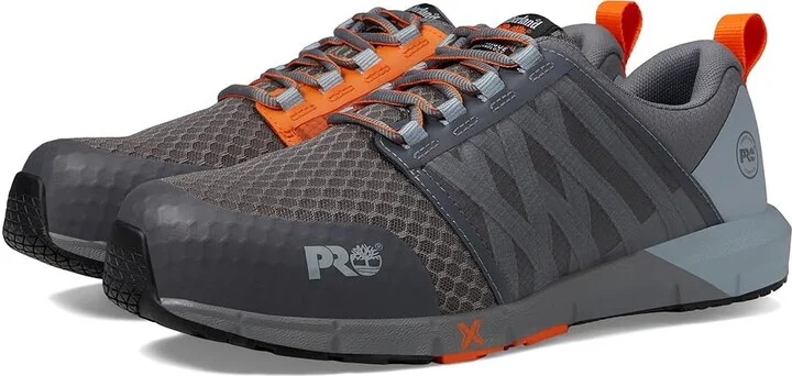 Timberland PRO Radius Composite Safety Toe Men's Shoes Grey/Orange 1 : 9.5 D - Medium, Synthetic - Image 6